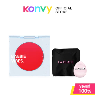 LA GLACE Baebie Vibes Cream Blush 3.8g ลากลาส บลัชออนเนื้อครีม