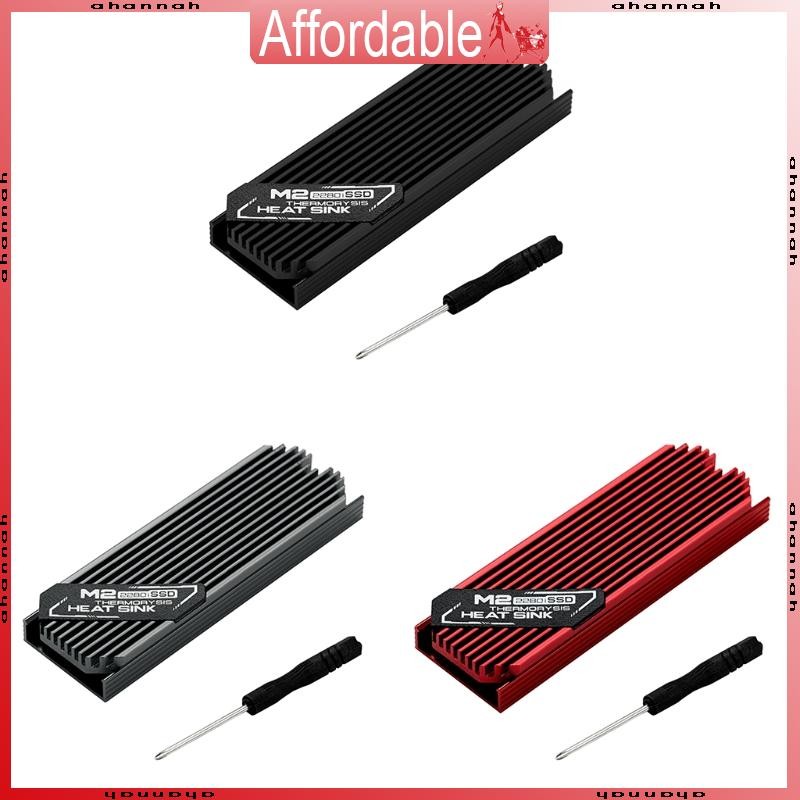 Ah Heatsink NVME PCI-E สําหรับ M 2 2280 SSD Cooling Pad ฮาร์ดดิสก์ฮีทซิงค์ Cooler Therm