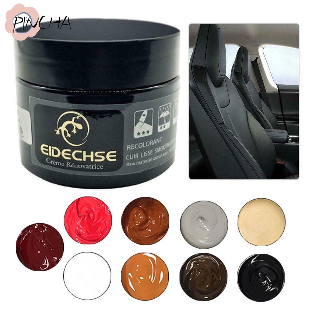 Pincha 50ml ครีมซ่อมแซมหนังเบาะรถยนต์โซฟารองเท้ามัลติฟังก์ชั่น Refurbishing Dye สี Restorer