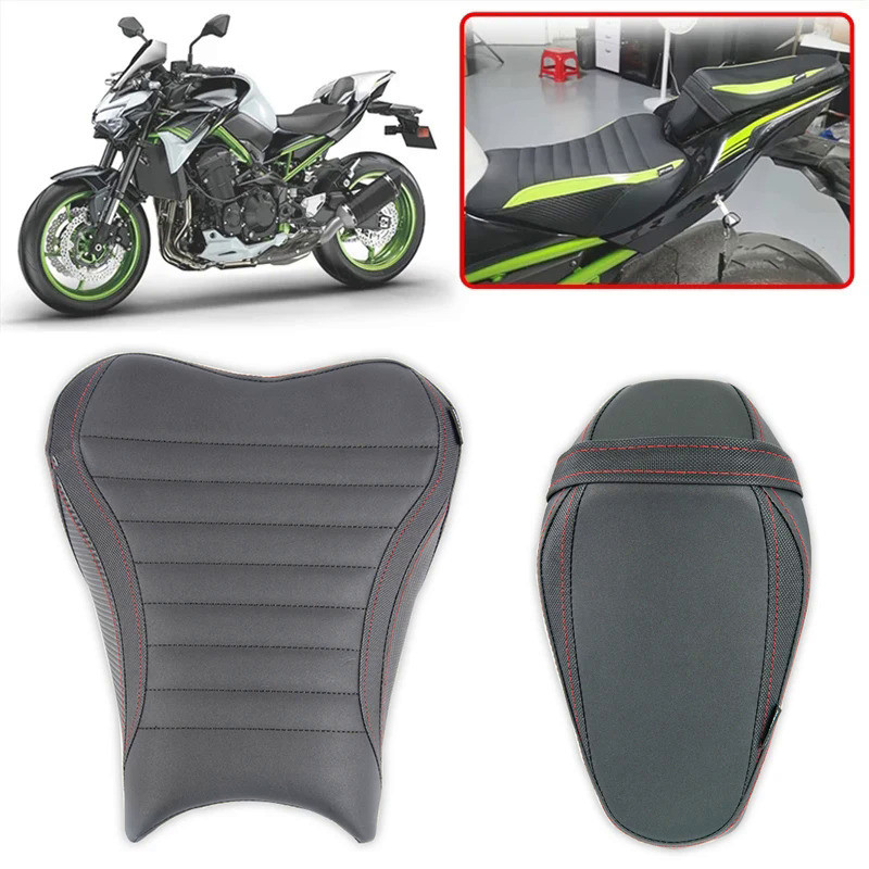 GM Z900 Motorcycle Driver Passenger Seat Cushion Front Rider Rear Seat Cover For Kawasaki Z 900 2017