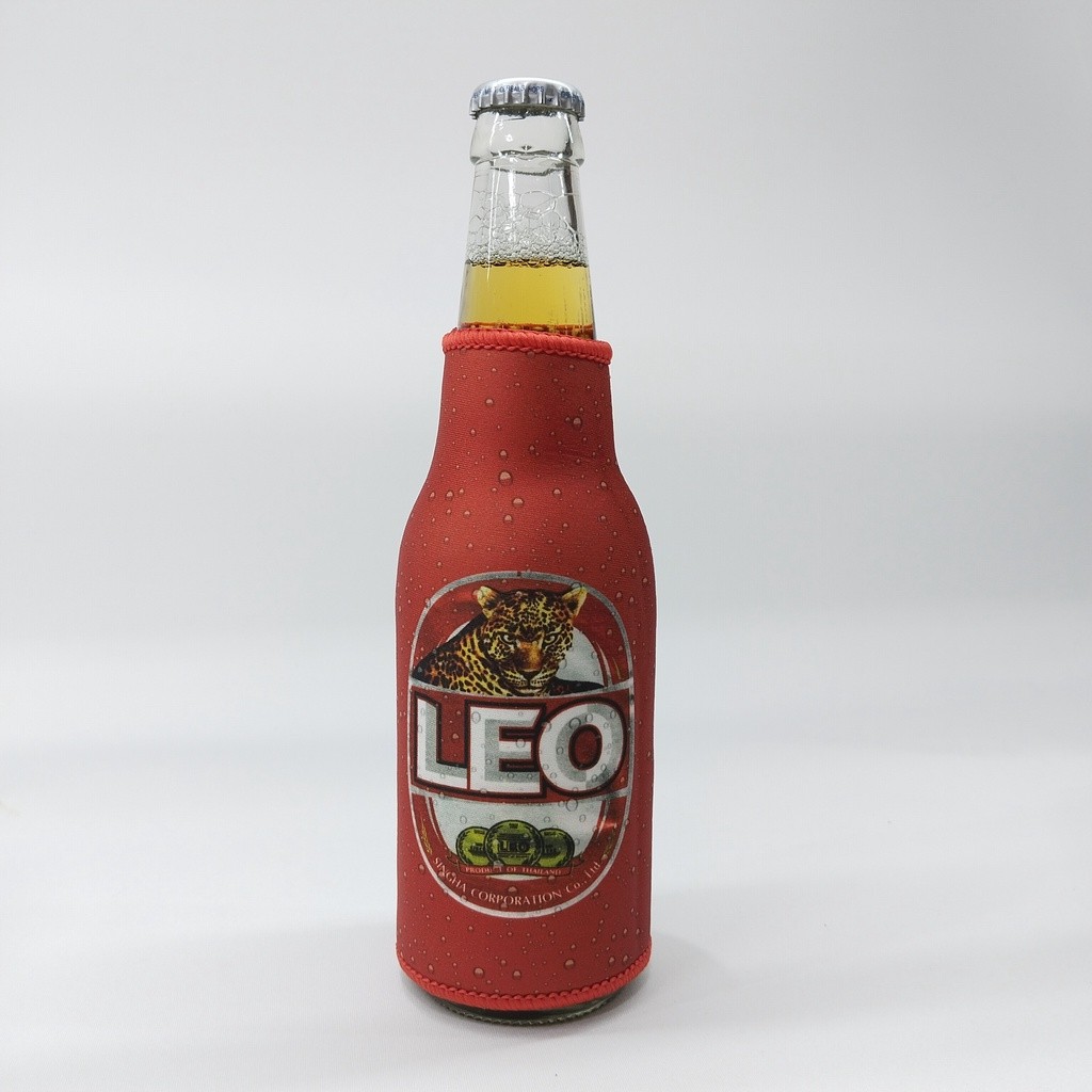 Leo ปลอกหุ้มขวดเบียร์เก็บความเย็น