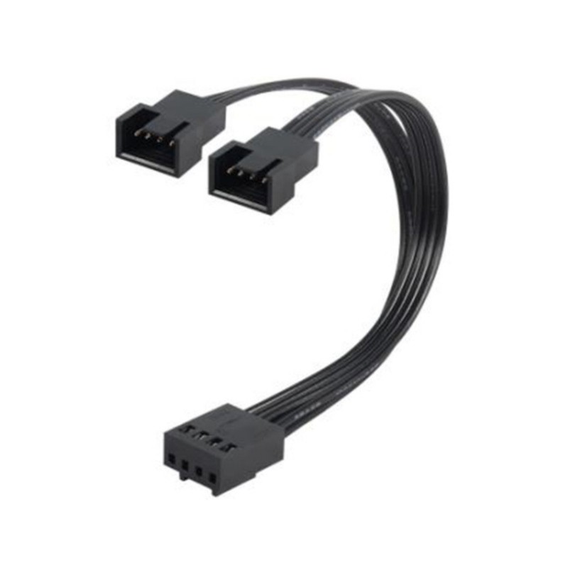 R* PWM Fan Splitter 4Pin Adapter Cable 1 ถึง 2 คอมพิวเตอร์ CPU Fan Splitter PC Fan