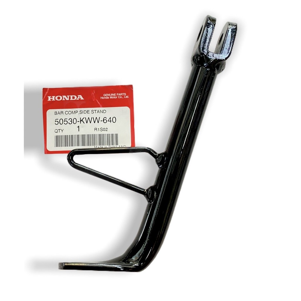 ขาตั้งข้าง wave110-I,dream super cub,ดรีม ซุปเปอร์คัพ แท้ศูนย์HONDA100%(50530-KWW-640)