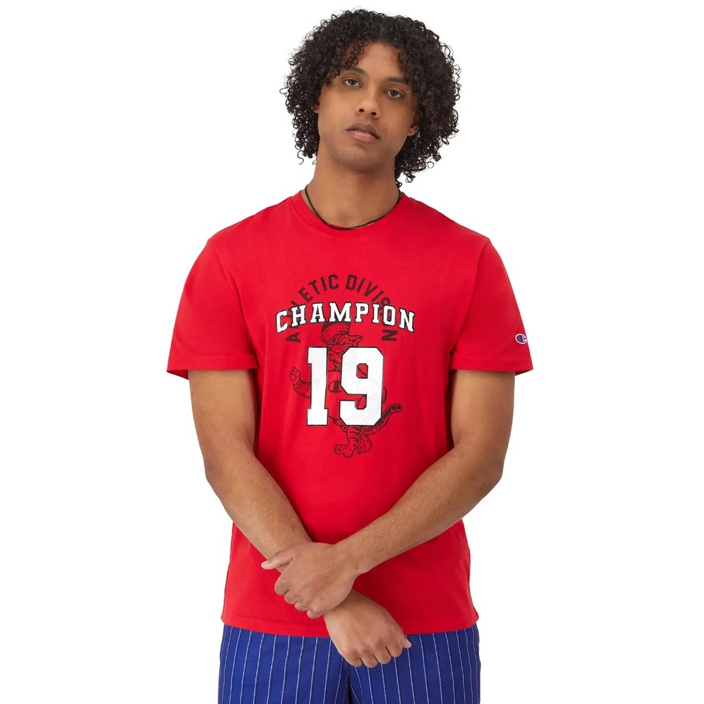 CHAMPION CHAMPION-ROCHESTER SHORT SLEEVE TEE Men-เสื้อยึดทีเชิ๊ต Champion สำหรับผู้ชาย#T99003 5869VB-A2RV