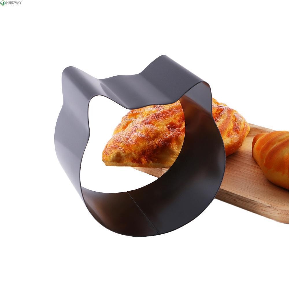 Needway แม่พิมพ์เหล็กรูปแมวสําหรับทําขนมปัง