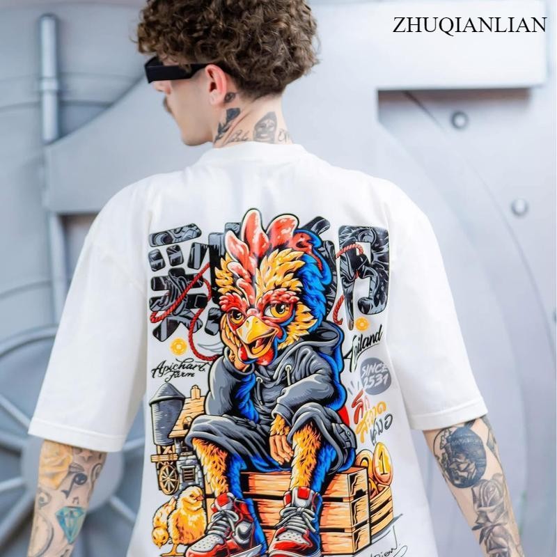 2025  เต้บ้านสวน ผ้าฝ้าย Tae Banswn T-shirt เสื้อฮู้ด S-3XL เสื้อยืดแฟชั่นสำหรับผู้ชาย