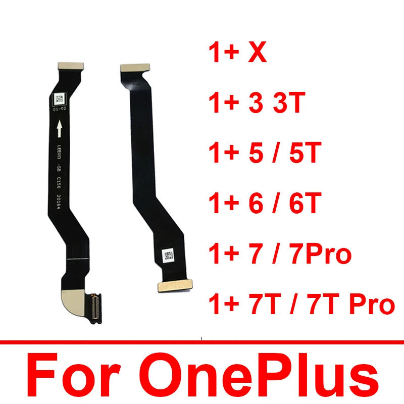 เมนบอร์ดเชื่อมต่อ Flex สําหรับ Oneplus 1 + 3 3 T 5 5 T 6 6 T 7 7T Pro X เมนบอร์ดจอแสดงผล LCD Flex Ri