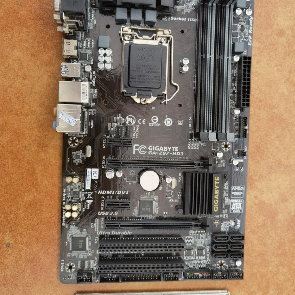 เมนบอร์ด Gigabyte GA-Z97-HD3 Deluxe รองรับหน่วยความจำ D3 1150 พิน