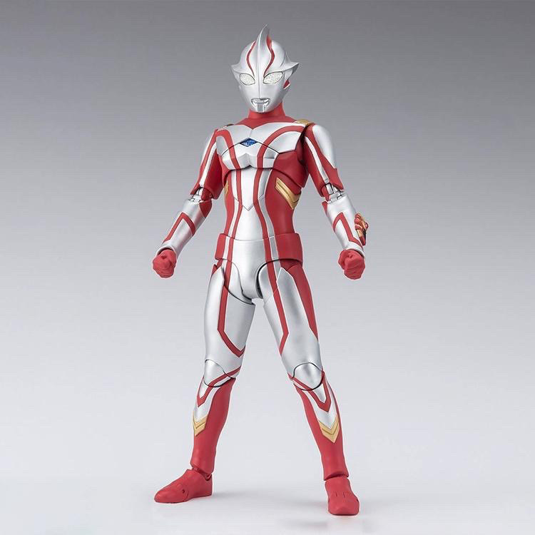 『ในสต็อก』ฟิกเกอร์ Bandai SHF Ultraman Mebius ฟิกเกอร์ Hiba No Mirai Mebius Little Dream ที่สามารถเคล