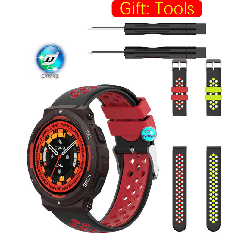 สายนาฬิกาข้อมือซิลิโคน สําหรับ Amazfit Active Edge huami Amazfit Active Edge