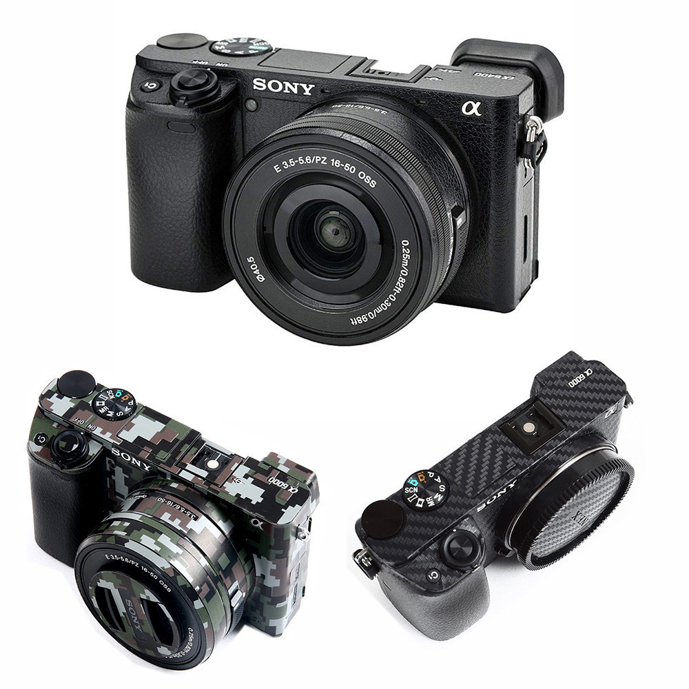 สติกเกอร์ฟิล์มหนัง ป้องกันกล้อง สําหรับ Sony A6000 A6100 A6300 6400 A6700 ZVE1