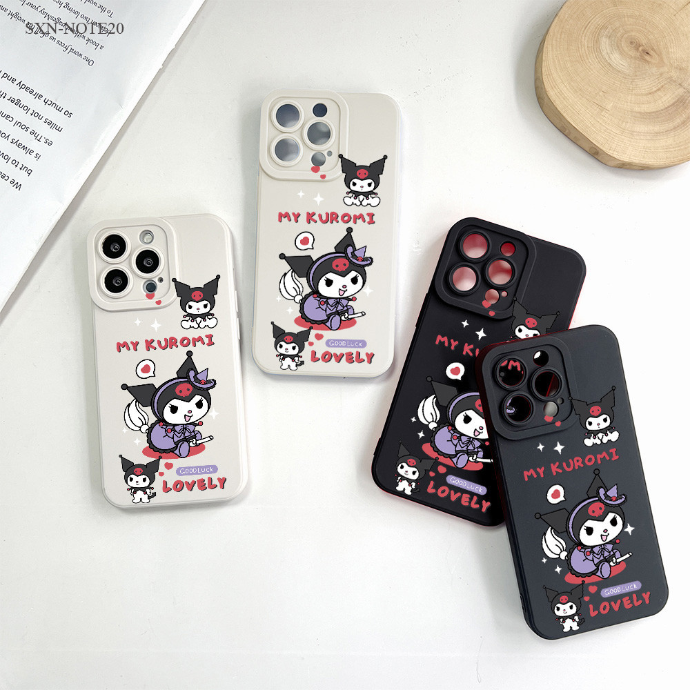 Samsung Galaxy Note 20 10 9 8 Lite Plus Ultra เคสซัมซุง การ์ตูน Kuromi เคสโทรศัพท์ เคส สำหรับ