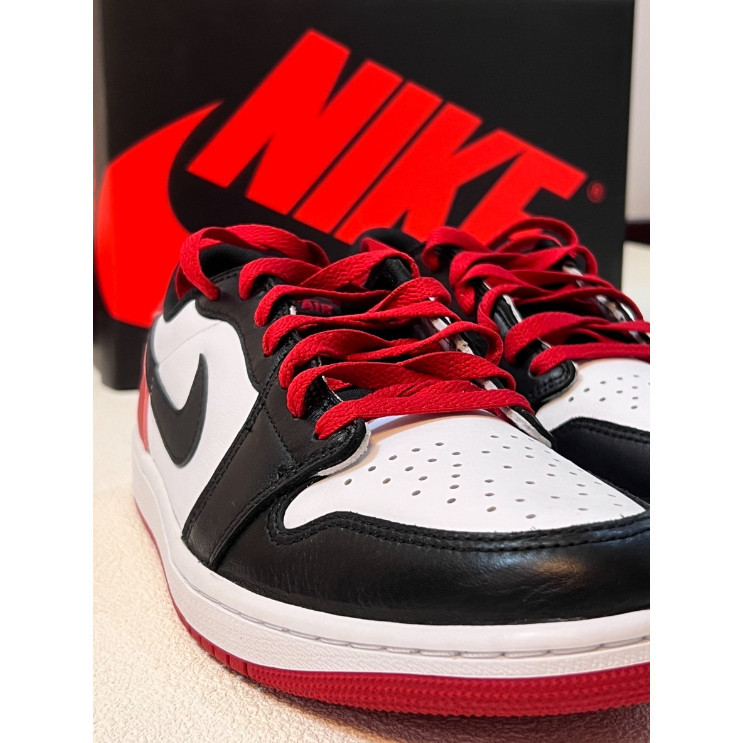 ♞,♘,♙ของแท้100%  Nike Jordan Air Jordan 1 Low OG Black Toe  CZ0790-106 รองเท้า สำหรับขาย