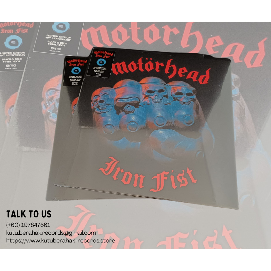 Motorhead - Iron Fist (12" Black & Blue Swirl Vinyl)