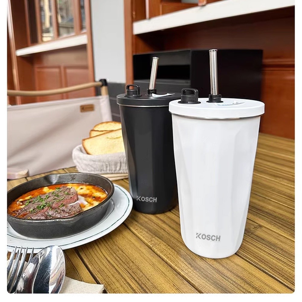 GlobalHouse KOSCH แก้วน้ำเก็บอุณหภูมิ 600 มล. YOSHI คละสี สินค้าของแท้คุณภาพดี