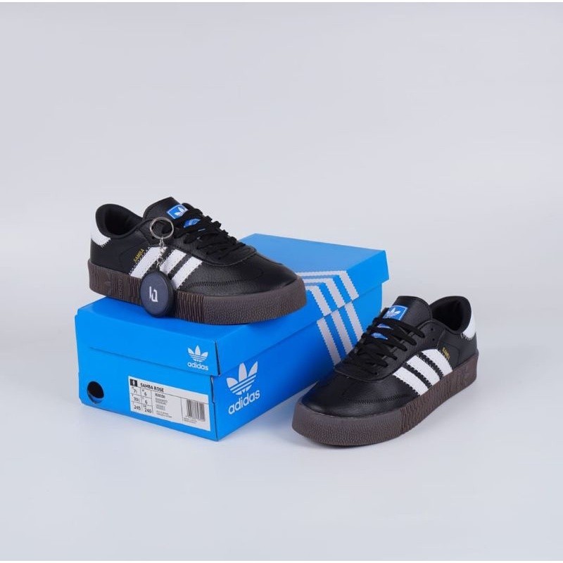 (ioniq) Adidas Samba Rose Black Gum Shoes  รองเท้ากีฬา
