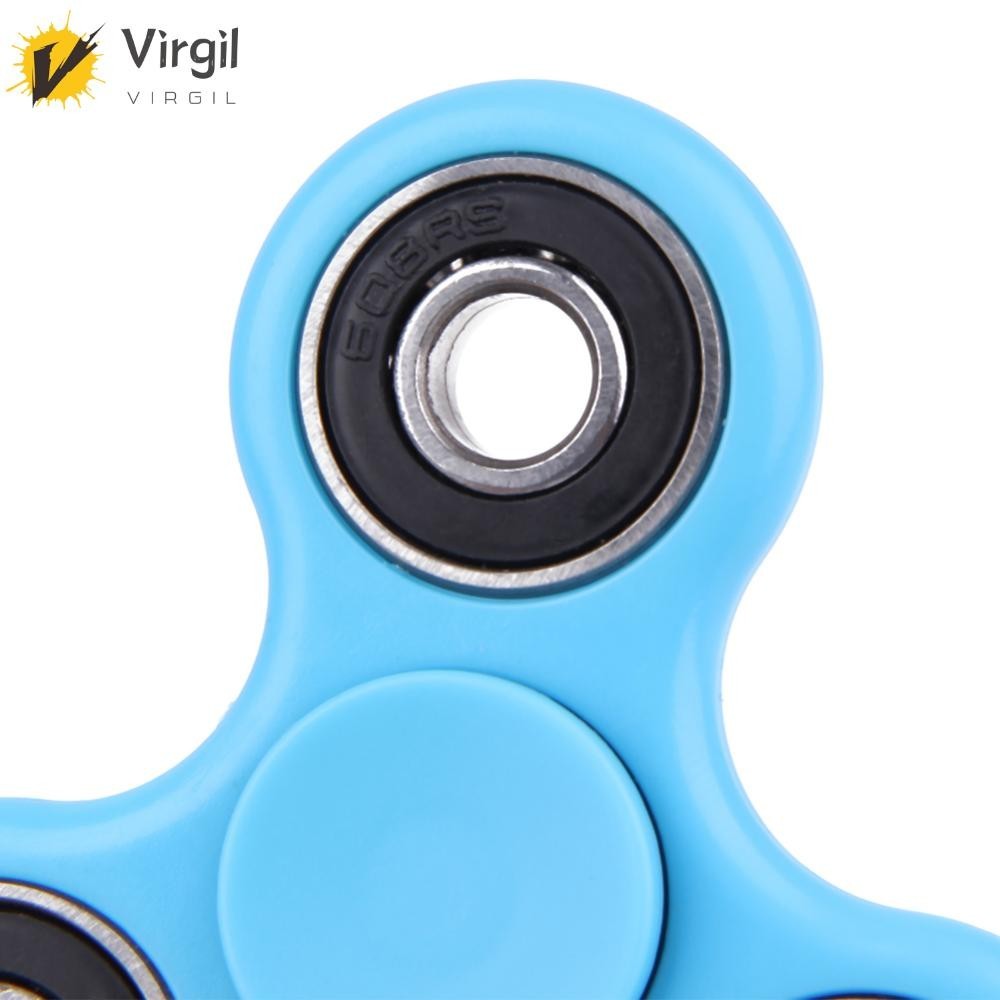 [Virgil.th] ของเล่น Tri-Spinner Fidget Hand Spinner คลายเครียด ความวิตกกังวล
