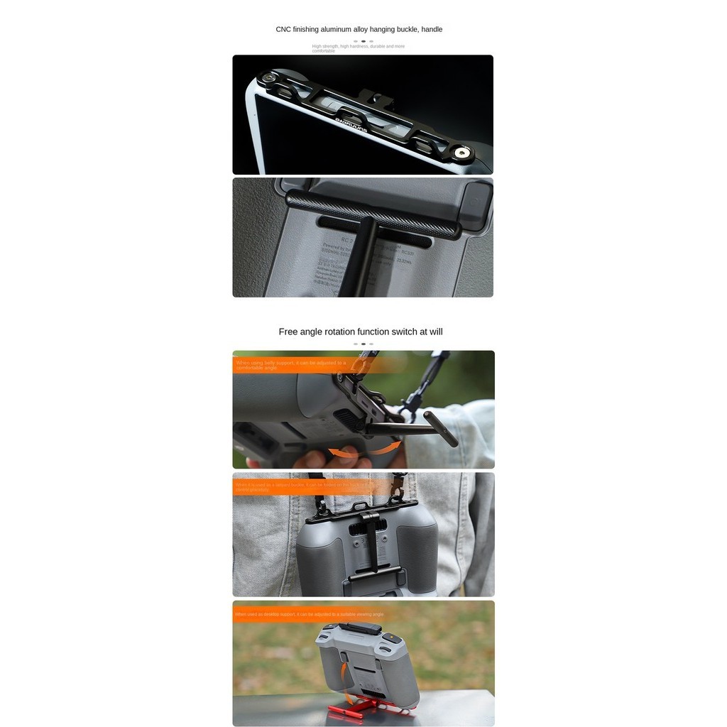Sunnylife ตัวยึดรองรับหน้าท้อง รีโมตคอนโทรล RC 2/1 สําหรับ DJI MINI 4 PRO