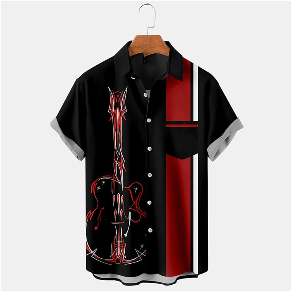 ขายดี เสื้อยืดลําลอง แขนสั้น พิมพ์ลายเพลง ทรงหลวม โอเวอร์ไซซ์ สไตล์ฮาวาย เหมาะกับฤดูร้อน สําหรับผู้ชาย ใส่ไปชายหาด ปาร์ตี้