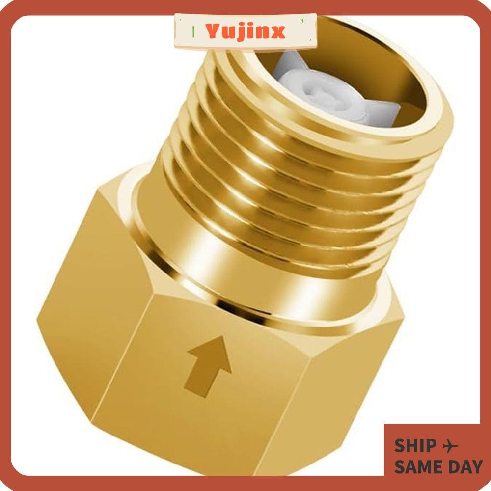 Yujinx เช็ควาล์ว ตัวเมีย เป็นตัวผู้ แบบทางเดียว ทองเหลือง ทนทาน 1/2 นิ้ว