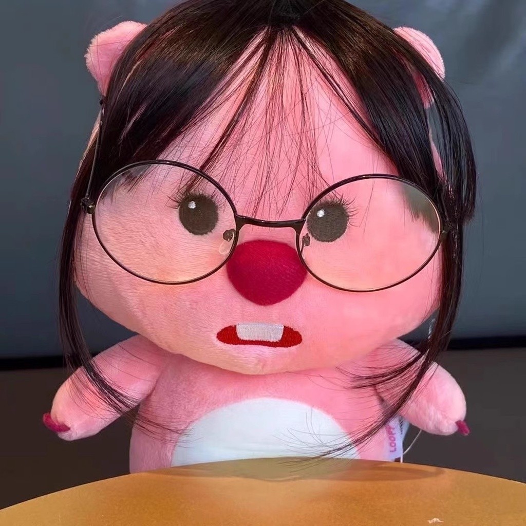Jfmm AIXINI Loopy Series หมอนตุ๊กตานุ่ม รูปการ์ตูนหมีทับทิมน่ารัก ของขวัญวันเกิด