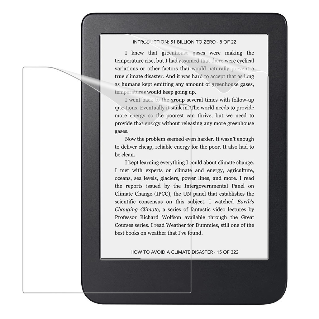 Moko 2-Pack Matte Screen Protector สําหรับ 6 นิ้ว Kobo Clara 2E 6" 2022 Anti-Glare Premium Scratch ทนหน้าจอ PET ฟิล์มป้องกัน Full-Coverage Matte Screen Protector