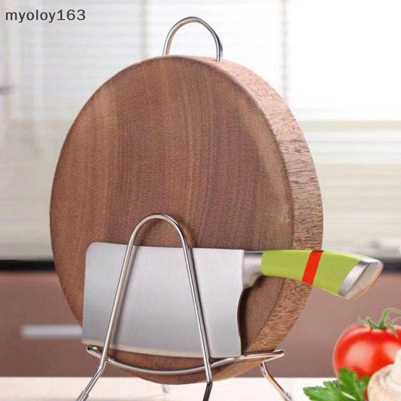 Myoloy ชั้นวางฝาหม้อ เขียงเหล็ก ประหยัดพื้นที่ หลายชั้น กันสนิม สําหรับบ้าน ห้องครัว TH