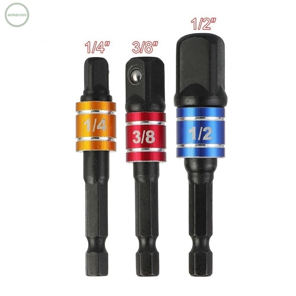 GORGEOUS~Reliable 1Pc Impact Driver Socket Adapter Hex Shank Extension Bar for Durability