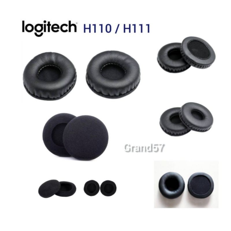 โฟมแผ่นรองหูฟังโฟม Logitech H110 H111 ฟองน้ําโฟมชุดหูฟังฟองน้ํา