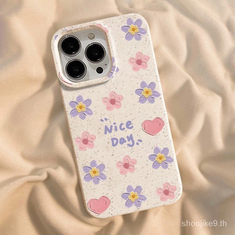 เคสโทรศัพท์มือถือนิ่ม ลายดอกไม้ ข้าวสาลี หลากสี สําหรับ Apple Iphone15 14promax 13 11 xs Xri 1apple 