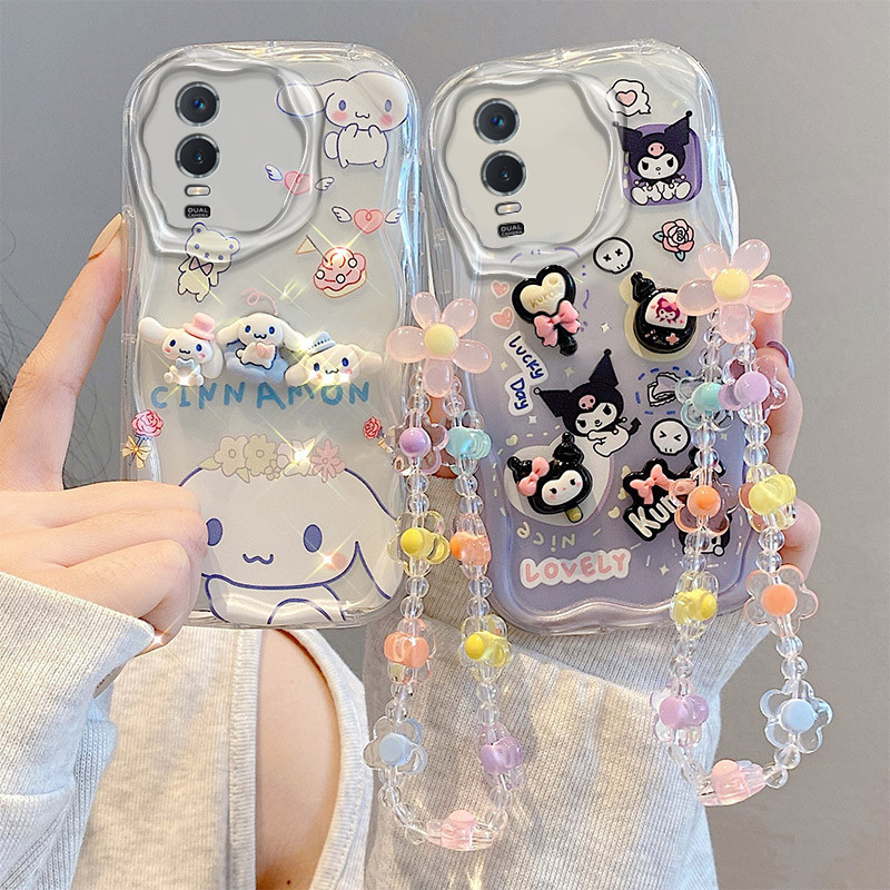 เคส vivo y76 5g เคส วีโว่ y76 5g เคสโทรศัพท์มือถือ TPU ใส กันกระแทก ลายตุ๊กตา สําหรับ vivo y76 TYGZ4