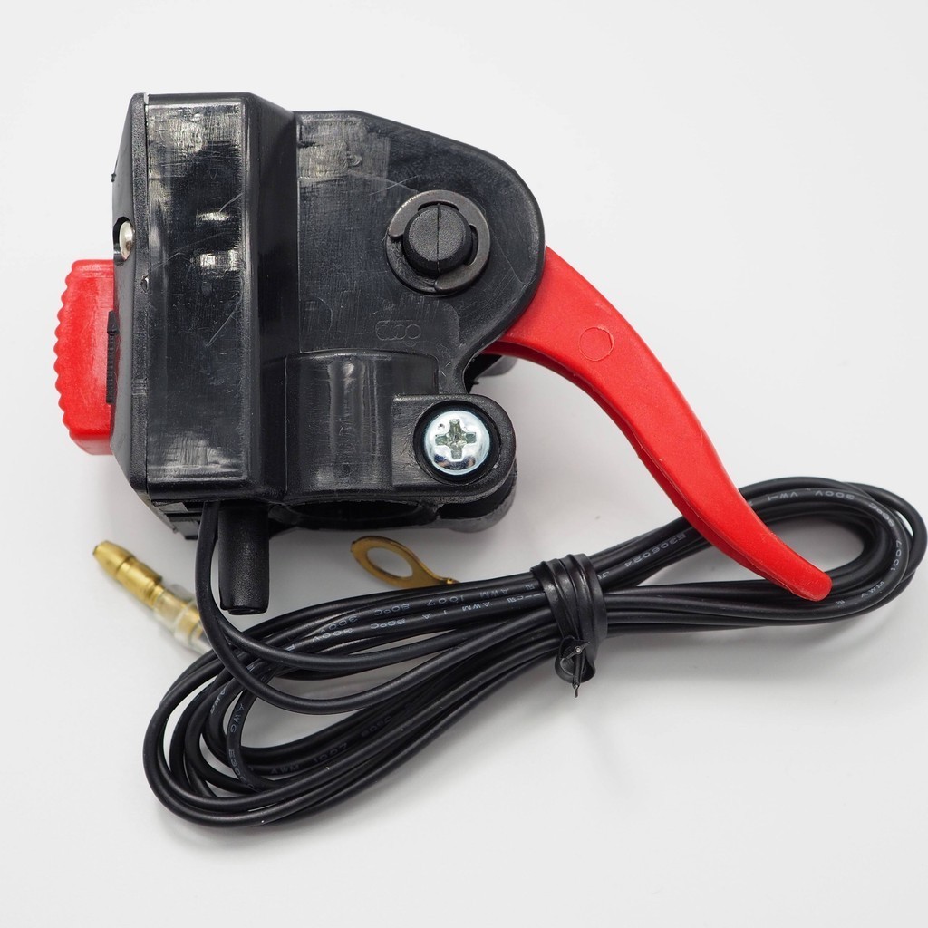 มือเร่งพร้อมสวิทช์ T200 แบบสวม สวิทช์มือเร่งเครื่องตัดหญ้า สินค้าตราแตร (TRUMPET)