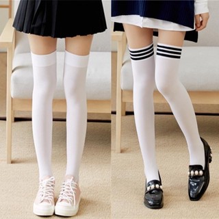 🎀ส่งจากไทย🧦ถุงเท้า JK สูงถึงเข่าผู้หญิงสไตล์เกาหลี สไตล์โลลิ…