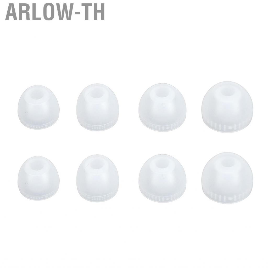 Arlow-th Replacement Ear Tips Breathable Silicone Eartips 4.0mm Inner Hole 4 Sizes Pairs Noise Cancelling for SP510 WF 1000XM3