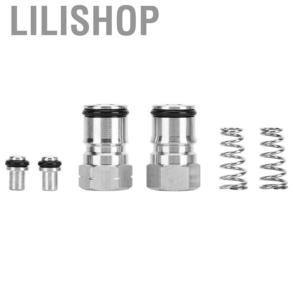 Lilishop Durable Ball Lock Post  Keg Posts Stainless Steel Poppets Springs Gas Liquid Silver for Home brewing