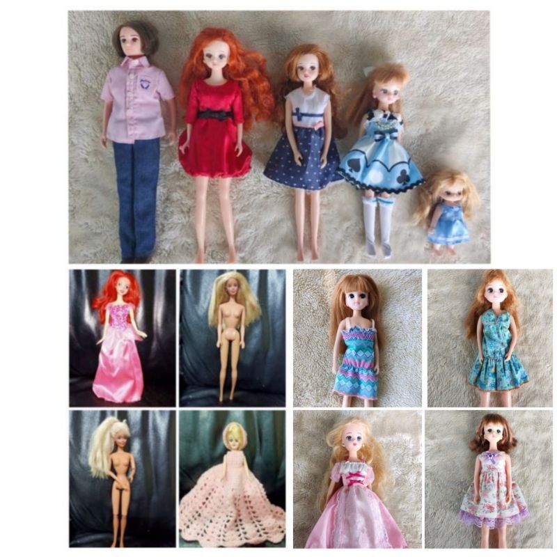ตุ๊กตาผมยาว ตุ๊กตาบาร์บี้ ลิกกะจัง เจ้าหญิงดิสนีย์ Disney เจนนี่ อื่นๆ Barbie Licca chan