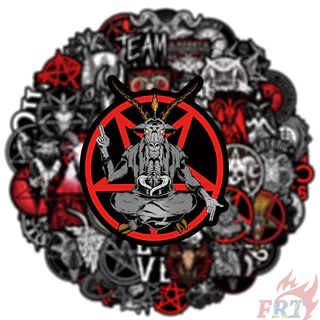 ❉ Satan Series 01 Classical Black Stickers ❉ 50Pcs/Set DIY Fashion Waterproof Doodle Decals Stickers