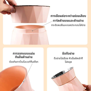AimayaPet ชามอาหารแมว ชามข้าวสัตว์เลี้ยงทรงสูง สูงถึง 14 cm ถอดออกได้ ชามอาหารสแตนเลส