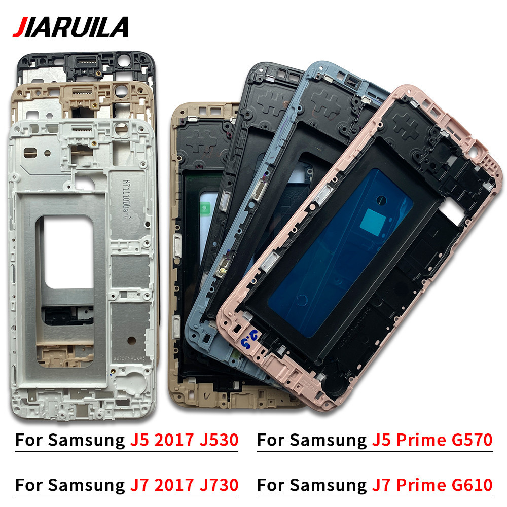 อะไหล่กรอบหน้าจอ LCD สําหรับ Samsung J5 J7 2017 J530 J730 J5 J7 Prime G570 G610