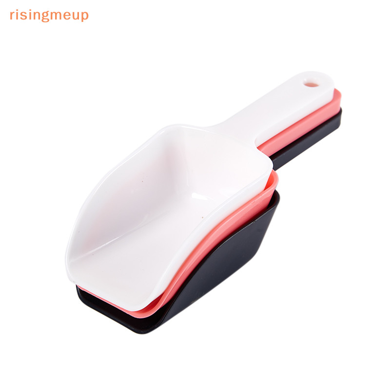 [risingmeup] ที่ตักพลาสติกอเนกประสงค์ ที่ตักน้ําแข็ง แป้งข้าว ลูกอม ถั่วกาแฟข้าวโพด