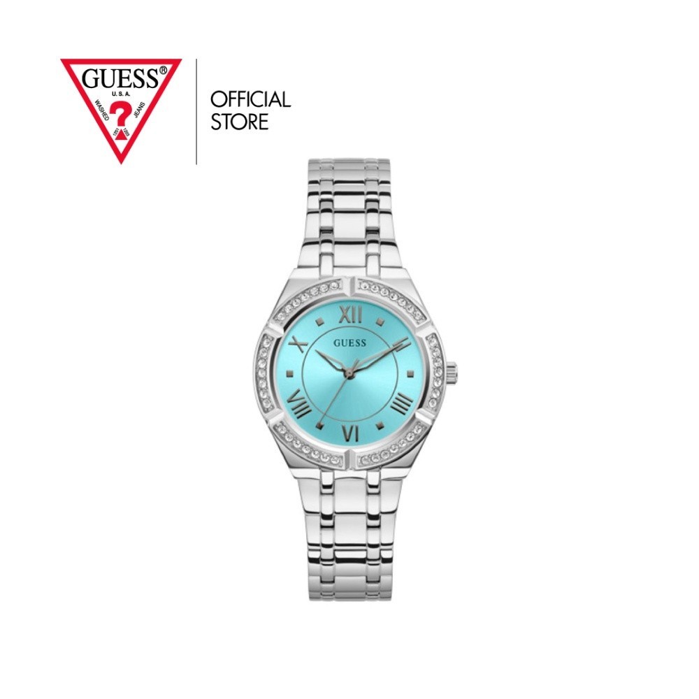 GUESS นาฬิกาข้อมือผู้หญิง รุ่น COSMO GW0033L7 สีเงิน