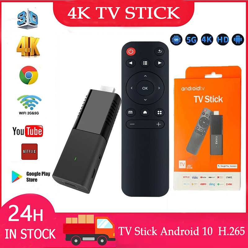 TV Stick 4K แอนดรอยด์ทีวีสติ๊ก แอนดรอยด์ทีวี รองรับภาษาไทย รองรับ Netflix/Youtube/Google 1080P Android 11 TV box Xiaomi