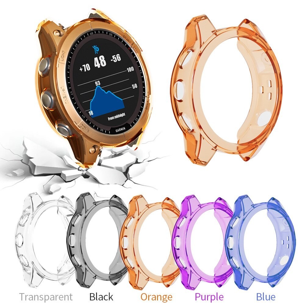เคสซิลิโคนยางใส ป้องกัน สําหรับ Garmin Fenix 7 7x 7s 5 5x Garmin Fenix 7 5