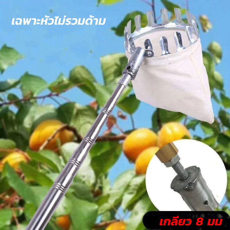 ที่สอยผลไม้ อุปกรณ์สอยผลไม้ ตะกร้อผลไม้ ตะกร้อสอยผลไม้ ที่เก็บผลไม้ สอยผลไม้ ที่สอยมังคุด ตะกร้อสอยมะม่วง