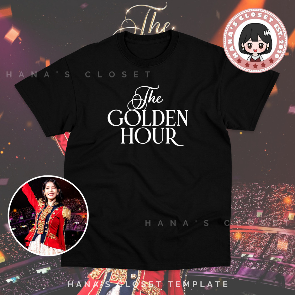 【hot tshirts】THE GOLDEN HOUR IU CONCERT Customized Inspired T Shirt2022
