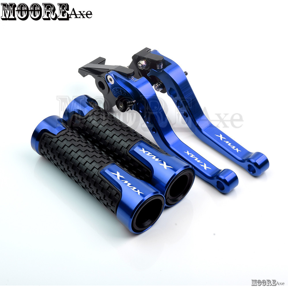Mooreaxe สําหรับ YAMAHA XMAX125/250/300/400 X-MAX V1 V2 V3 อุปกรณ์เสริมรถจักรยานยนต์ คันเบรค/คันคลัทช์ พร้อมแฮนด์บาร์ปลายเปิด YSTZ02