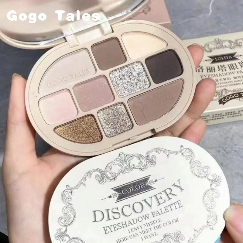 Gogo Tales พาเลทอายแชโดว์โลลิต้า อายแชโดว์สิบสี ไฮไลท์บลัชออน พาเลทคอนทัวร์ออลอินวัน พาเลทอายแชโดว์ที่ครอบคลุม