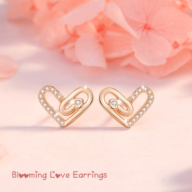 Blooming Love Earrings ต่างหูเงินแท้ S925