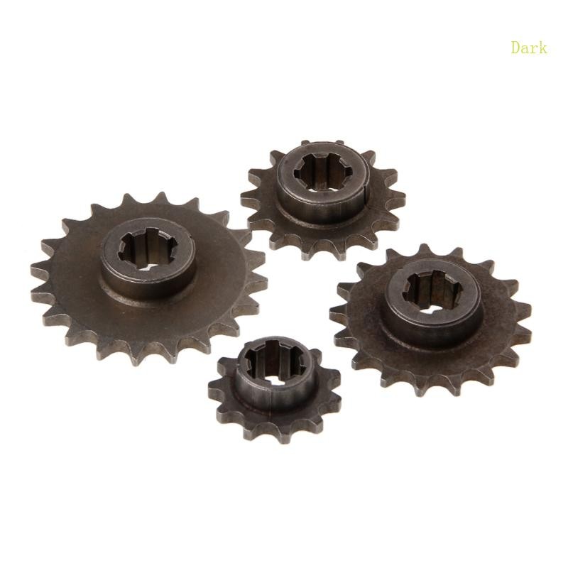 Dark T8F 8 มม.11 14 17 20 ฟันด้านหน้าเครื่องยนต์เฟือง Cog สําหรับ 47cc 49cc รถจักรยานยนต์