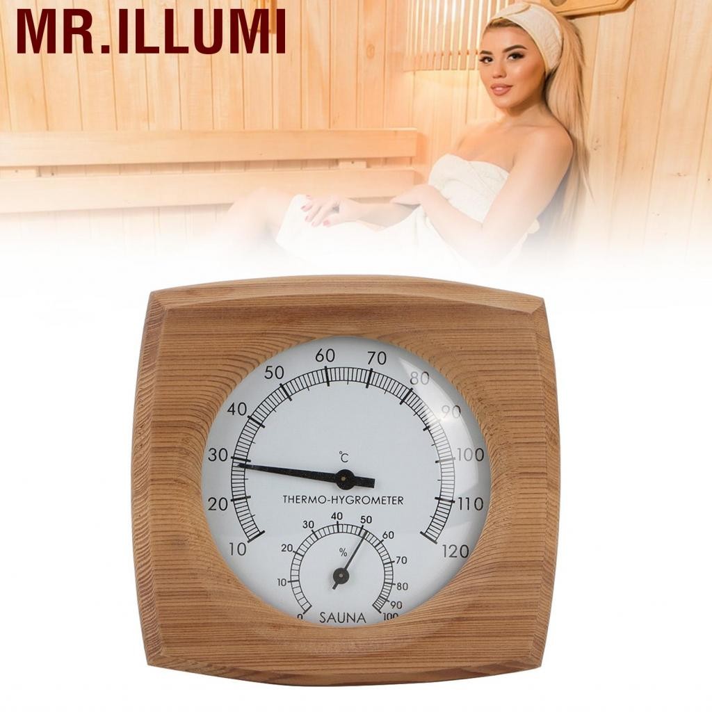 MR.ILLUMI Jopwkuin Thermo-Hygrometer Clear Scale Saina Room Hygrometer สำหรับการทดสอบ